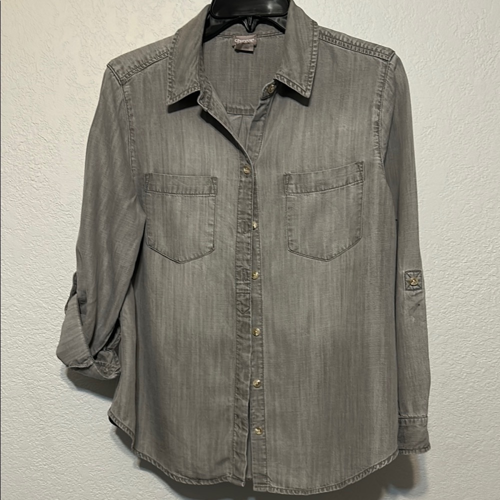 Women’s Gray Casual Shirt